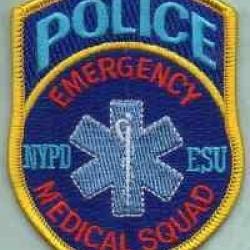 Ecusson NYPD ESU Emergency Medical Squad