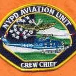 Ecusson NYPD Aviation Unit Crew Chief (helicopter)