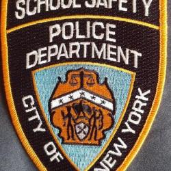 Ecusson NYPD Police Dept. School Safety