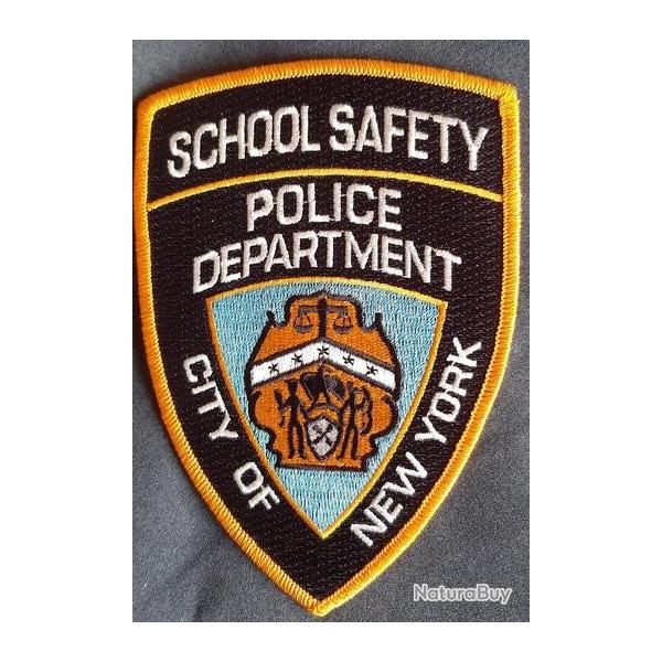 Ecusson NYPD Police Dept. School Safety