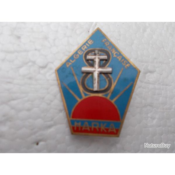 insigne ancien de la 8 me harka algrie,,tres bon tat!!RARE