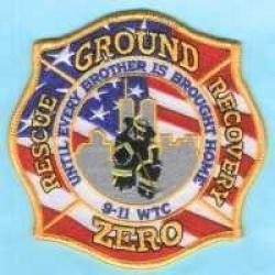 Ecusson Ground Zero Rescue Recovery