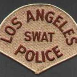 Ecusson LAPD Swat sable