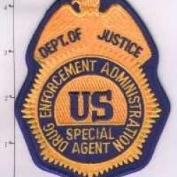 Ecusson DEA US DOJ Special Agent