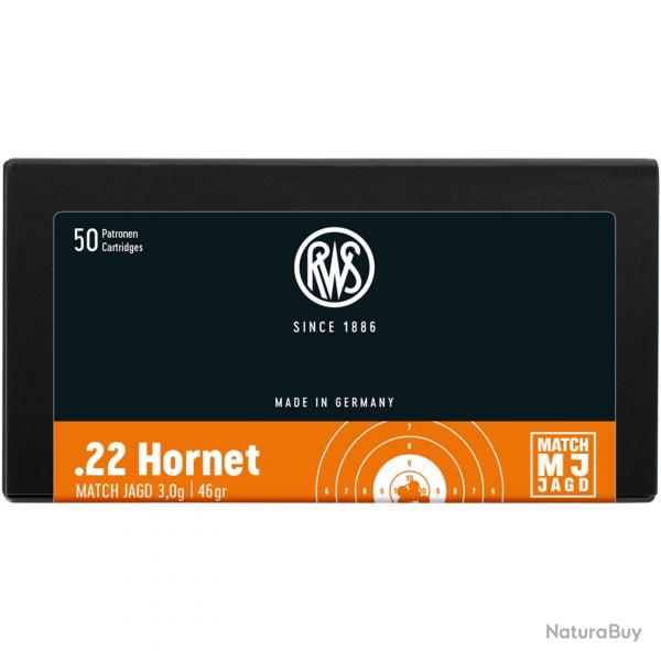 .22 Hornet, Match-Jagd (3gr) (Calibre: .22 Hornet)