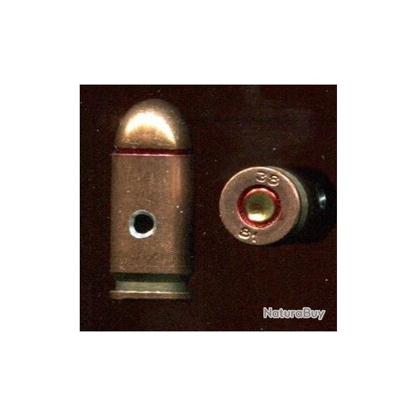 9 x 18 Makarov - URSS - 38 81 - tui acier cuivr - joints de balle et d'amorce vernis rouges
