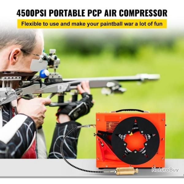 Compresseur d'Air PCP Pompe  Air de Haute Pression 30 MPa Automatique