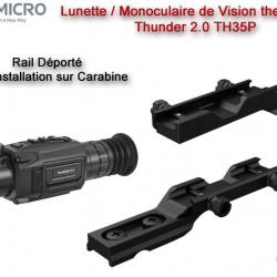 Lunette / Monoculaire Thermique HIKMICRO Thunder TH35P 2.0 - Avec Montage Picatinny