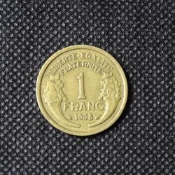 pièce de 1 franc 1938