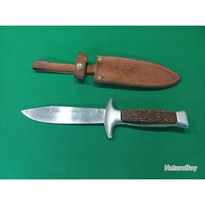 Lot 12 Anciens Couteaux Bois Lame Inox Dentée - Marque CERF - Vintage 1920-1949