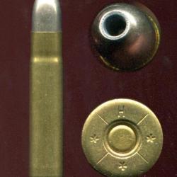10.75 x 52 R Springer- rare calibre de chasse Autrichien - marquage : H / * / * / * / - fente collet
