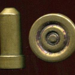 11 x 34 R DEFA de réarmement - étui laiton de 34 mm de long  - gros bourrelet de 7.6 mm d'épaisseur