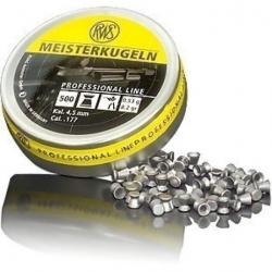 Plombs RWS MEISTERKUGELN Cal.4.5 0.45g 7gr  par 500