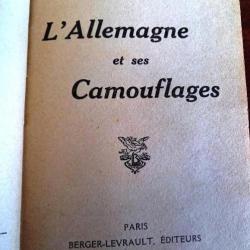 L'allemagne et ses camouflage du LC REBOUL 1921