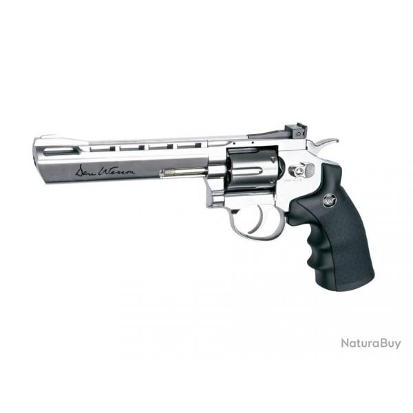 REVOLVER ASG DAN WESSON 6'' CHROME 4.5 CO2 PLOMBS
