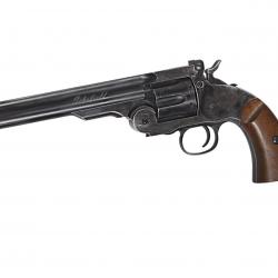 REVOLVER SCHOFIELD 6 CO2 BLACK FULL METAL 4.5 PLOMBS