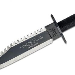 Couteau Rambo II First Blood Part II Signature Edition Acier 420 Manche Paracorde Etui RB9424