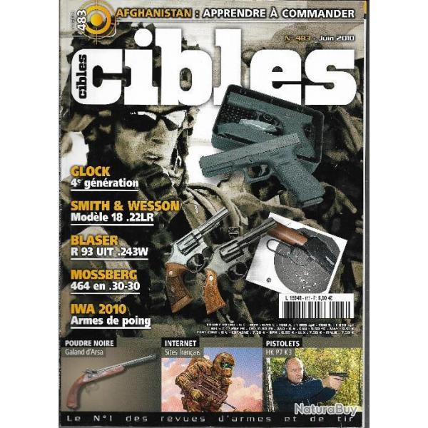 cibles 483 glock 4e gnration, iwa 2010, couteaux pohl force , blaser  r 93 uit, galand d'arsa