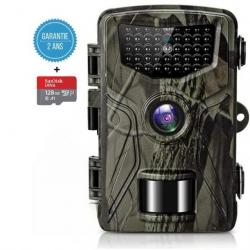 Caméra de chasse 36MP FULL HD IP66 - Carte SD 128 GO offerte - Livraison rapide