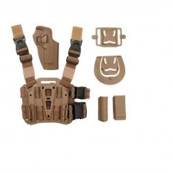 Holster droitier USP thermo moule a retention tan