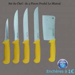 Set du Chef : de 5 Pieces Pradel Le Mistral THIERS FRANCE