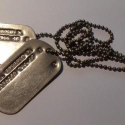 Paire dog tags US WW2 (1)