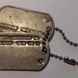 Paire dog tags US WW2 (6)