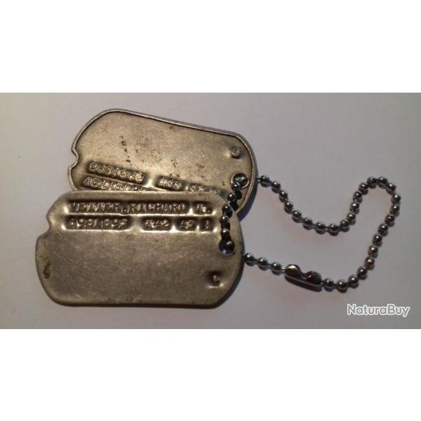Paire dog tags US WW2 (6)
