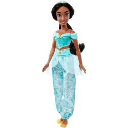 Disney Princesses Poupée Jasmine articulée avec Tenue Scintillante et Accessoires HLW12