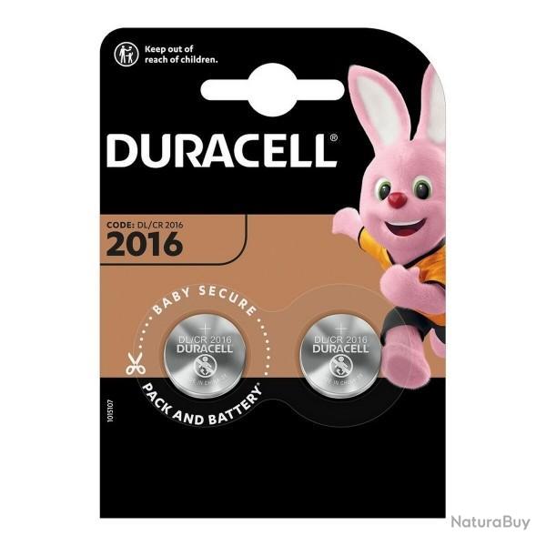 Pile DURACELL CR2016 Lithium 3 V - 2 Pices