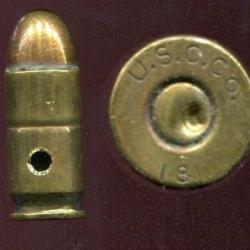 .45 ACP spécial pour revolvers américains Mle S&W 1917 et Colt 1917 - USCCo 1918