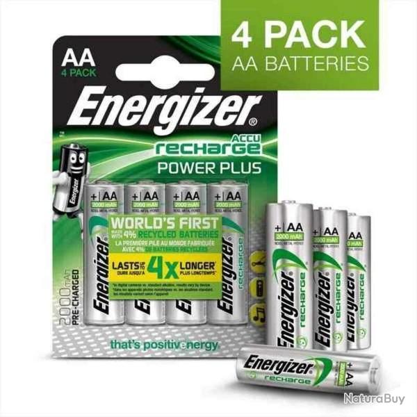 Pile / Accu Rechargeable ENERGIZER AA 2000 Mah - 4 Pices