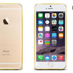 LOVE MEI Coque Bumper Aluminium Ultra Leger pour iPhone Samsung, Couleur: Champagne 6, Smartphone: