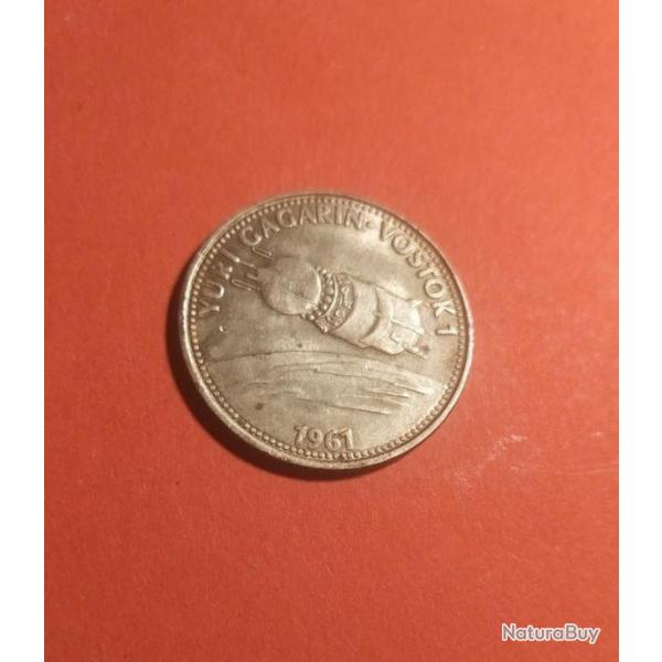 Jeton Shell de 1968 : Yuri Gagarine Vostok 1 - 1961.