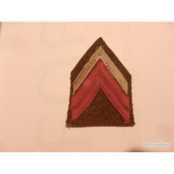 insigne de bras/galon/grade caporal chef parachutiste infanterie de marine