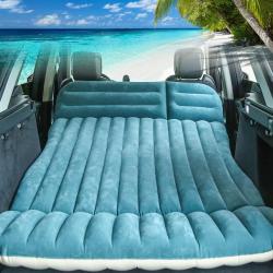 Grand matelas gonflable portable pour SUV, camping-car avec repose-pieds et pompe électrique