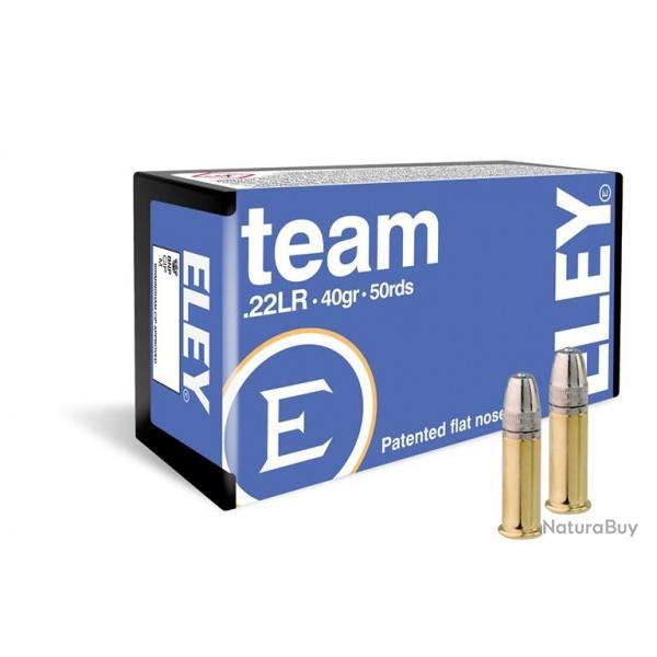 MUNITION BALLE ELEY CAL.22 TEAM 40GR PAR 500