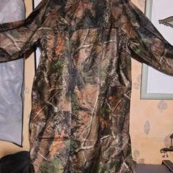 Manteau de pluie camouflage ultime long taille XXL