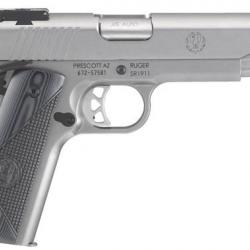 Pistolet Ruger SR1911 Target stainless cal.45 auto SA 8cps