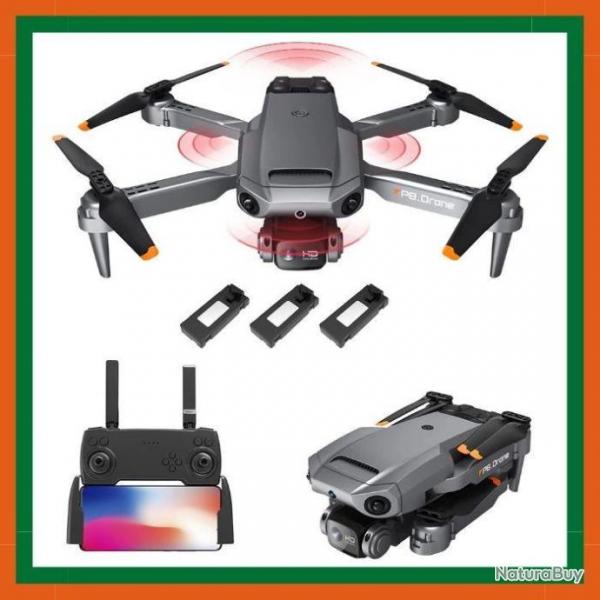 Drone camra 8K - Porte 2000m -  3 batteries - Transmission 5G - Livraison gratuite