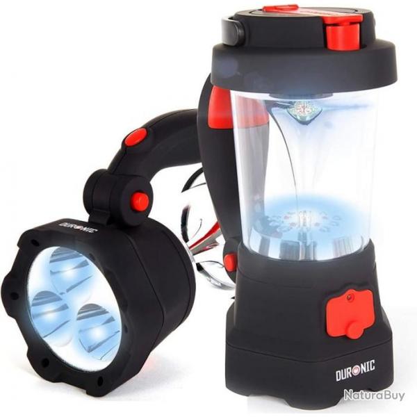 Lampe Torche Lanterne  Dynamo et USB Lanterne  10 LED  Signal d'Urgence Rouge Clignotant