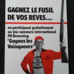 Documentation jeu concours Browning 1977