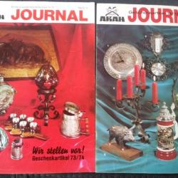 2 Revues journal AKAH 05/1973 et 04/74