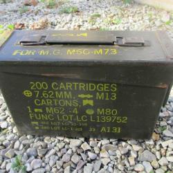 Caisse vide munitions Vietnam