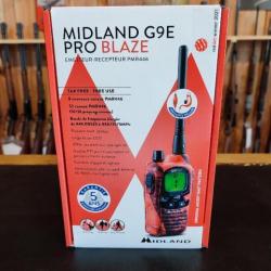 Talkie Walkie Midland G9E Pro Blaze + Oreilettes