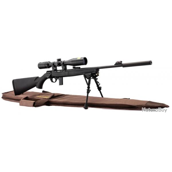 Pack carabine Mossberg Sniper synthtique cal. 22 LR Carabine Mossberg 9 + 1 coups-PCKCR200SNIP