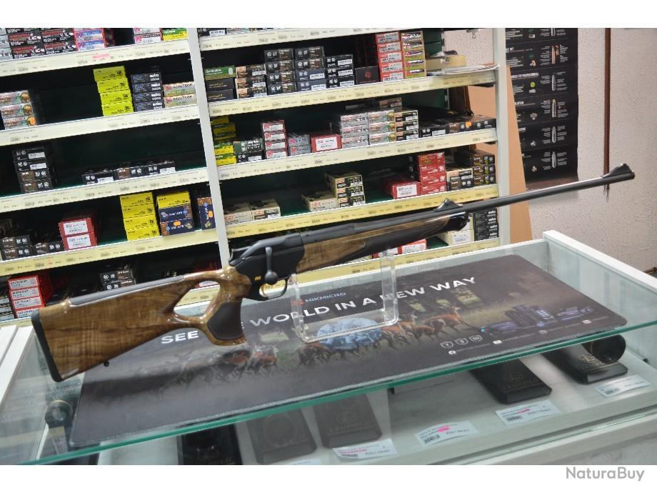 CARABINE LINÉAIRE BLASER R8 SUCCESS BOIS ET CUIR GRADE 4 CALIBRE 270 WSM NEUVE Carabines à