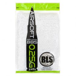 Sac 1 Kg Billes BLS Précision 0.25 g Blanches