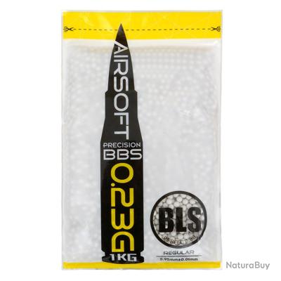 Sac De 1kg De Billes Traçantes BLS – 0.20g – Blanches – Pour Airsoft