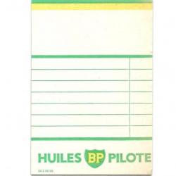 HUILE BP PILOTE CARNET ENTRETIEN FACTURE NOTE DEVIS GARAGE STATION SERVICE